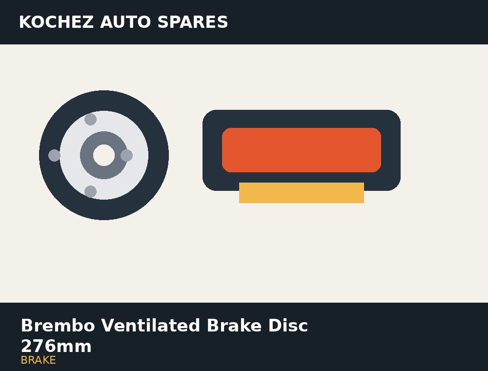 Brembo Ventilated Brake Disc 276mm