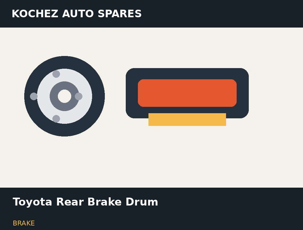 Toyota Rear Brake Drum