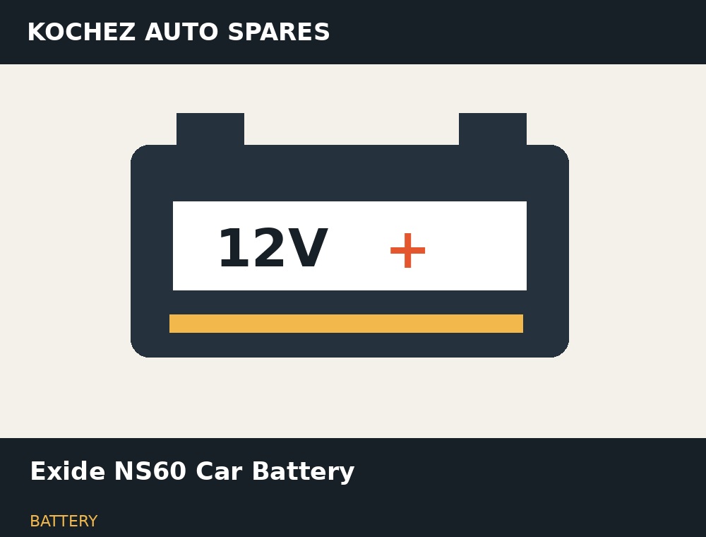Exide NS60 Car Battery