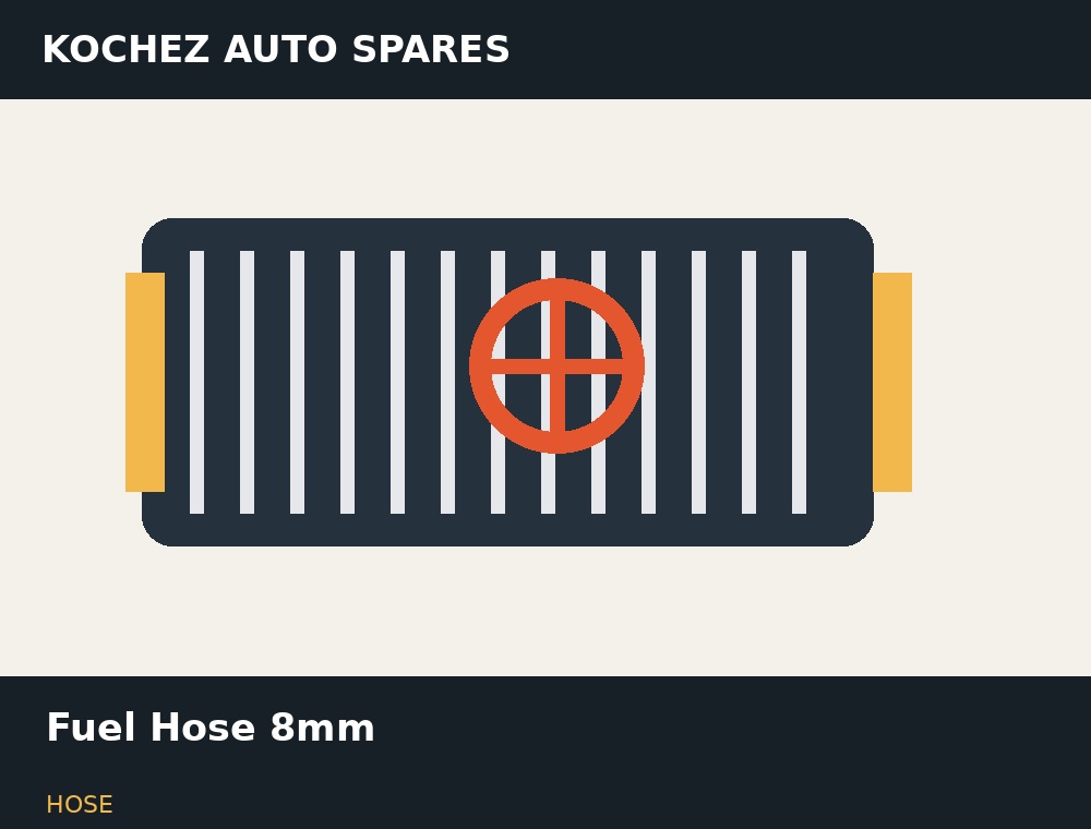Fuel Hose 8mm