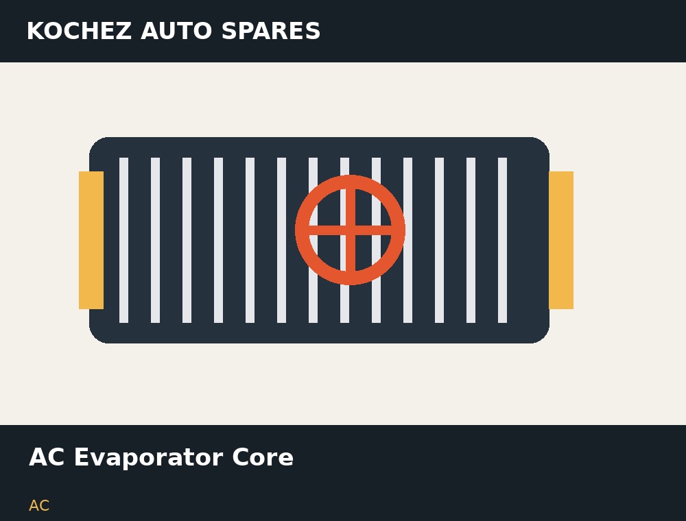 AC Evaporator Core