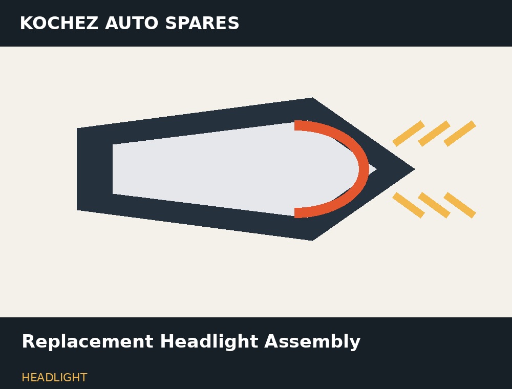 Replacement Headlight Assembly